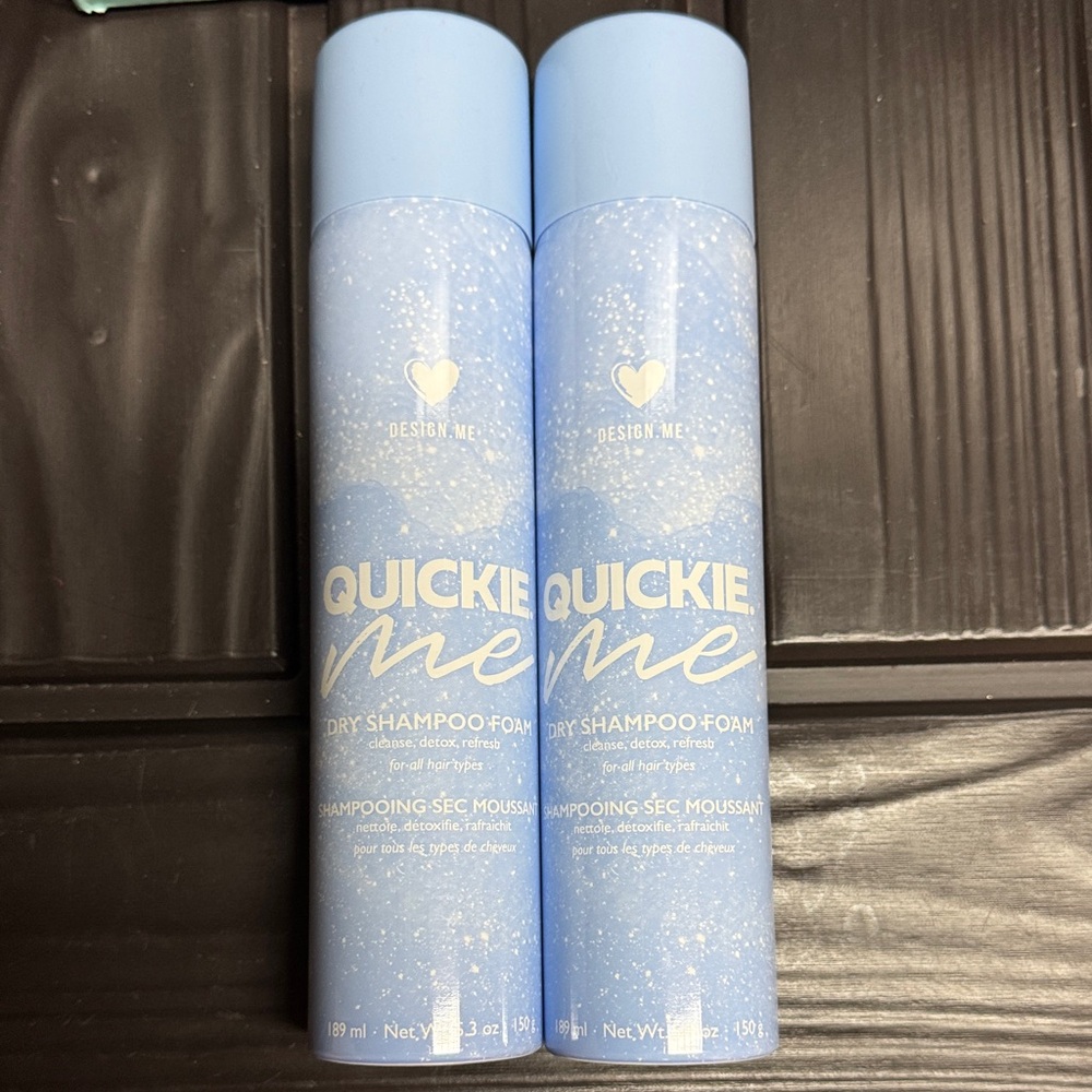 2pk Quickie Me Dry Shampoo Foam from Design Me